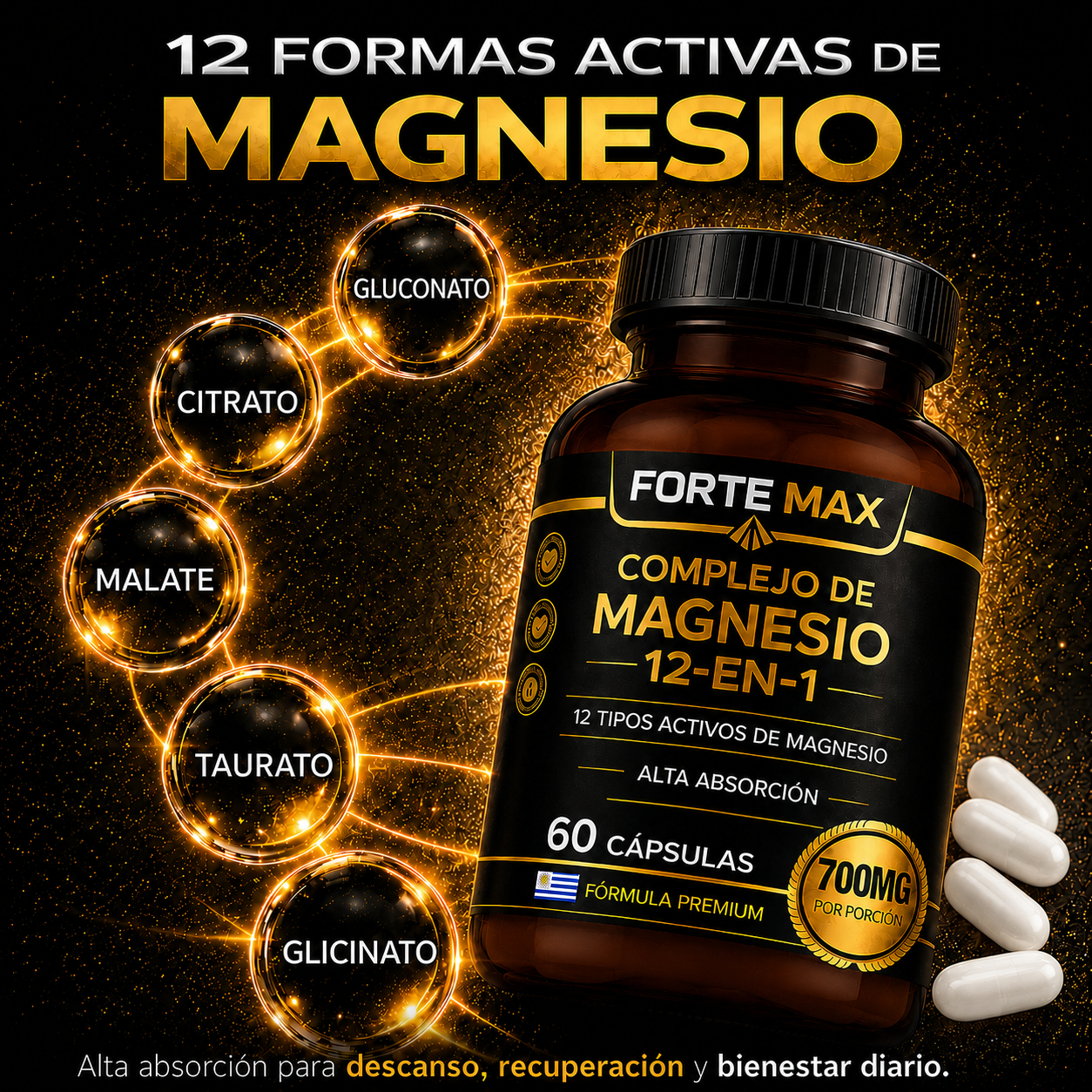 Complejo de Magnesio 12 en 1 - Forte Max