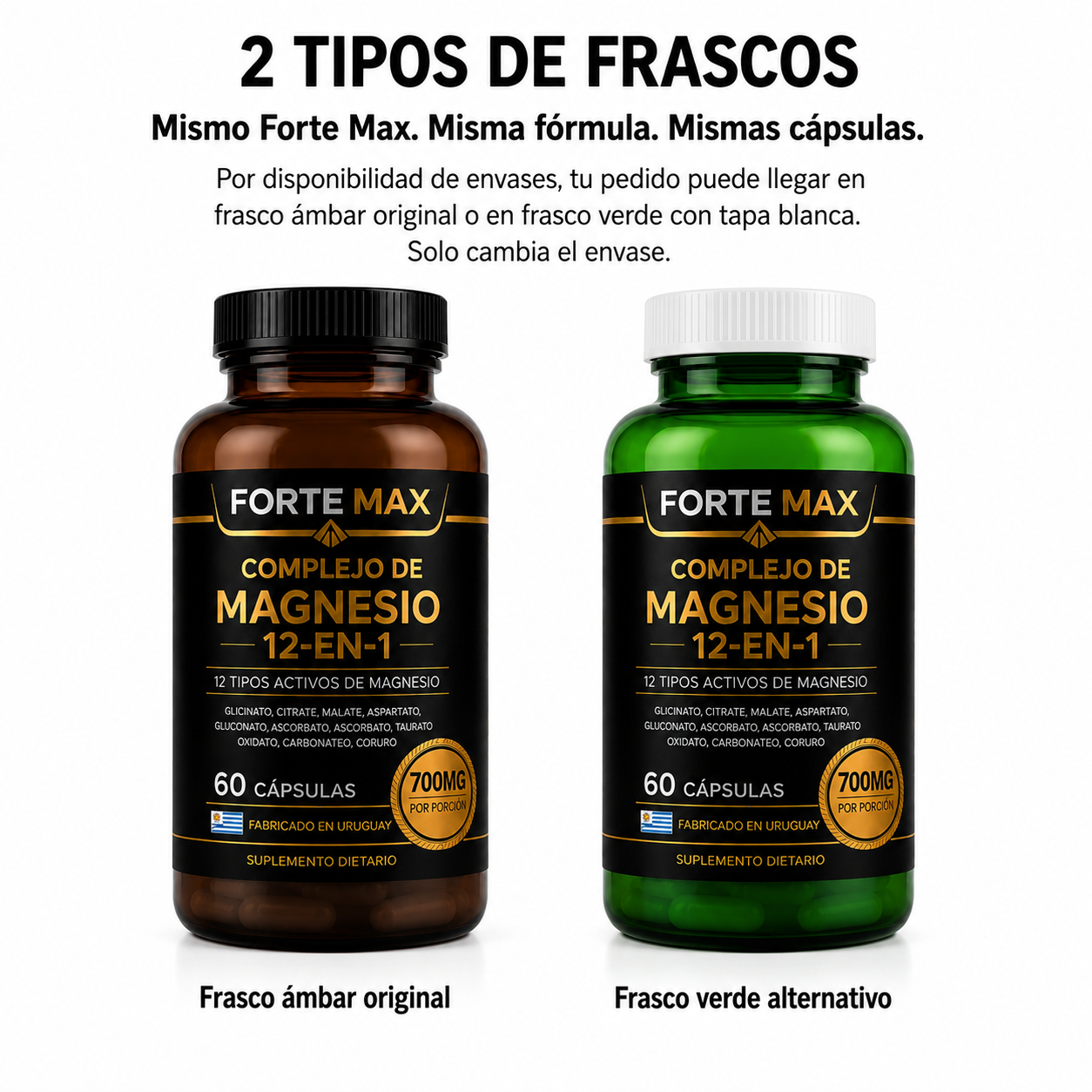Complejo de Magnesio 12 en 1 - Forte Max