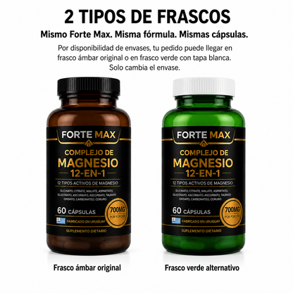 Complejo de Magnesio 12 en 1 - Forte Max